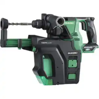 Toolstation Hikoki dh36dpb 36v multivolt brushless rotary sds plus 28mm hammer drill body only offer