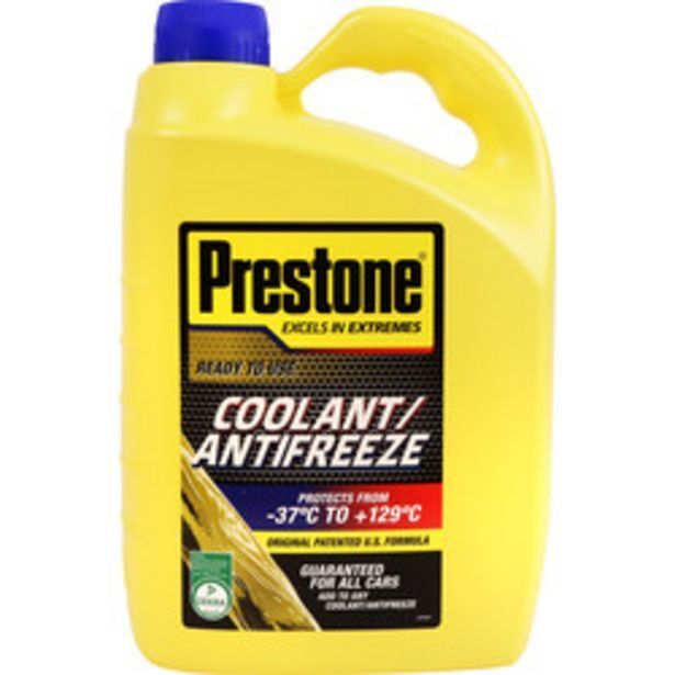 Prestone antifreeze / coolant ready to use 4l offer at Toolstation