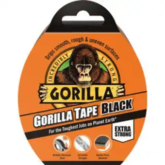 Toolstation Gorilla cloth duct tape 73mm x 27m black offer