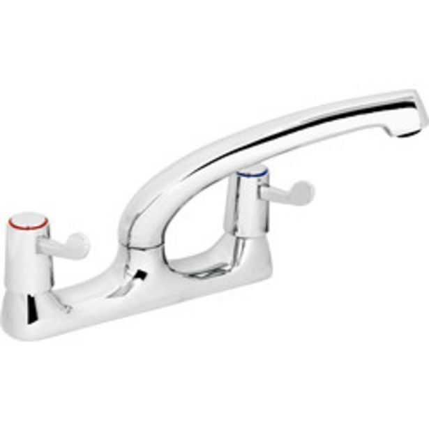 Deva contract lever deck mixer kitchen tap offer at Toolstation