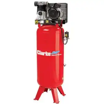 Machine Mart Clarke ve18c150 (ol) 18cfm 150litre 4hp industrial vertical air compressor (230v) offer