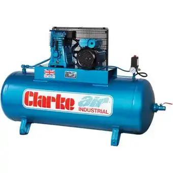 Machine Mart Clarke xe18/200 (ol) 18cfm 200litre 4hp industrial air compressor (230v) offer