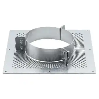 6" ventilated combustible floor support plate