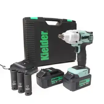 Machine Mart Kielder kwt-002 1/2” drive 18v brushless 430nm impact wrench with 2 x 4ah batteries offer