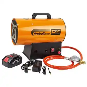 Machine Mart Sip fireball 515 cordless propane heater offer