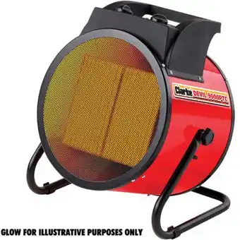 Machine Mart Clarke devil 9000ptc fan heater (400v) offer
