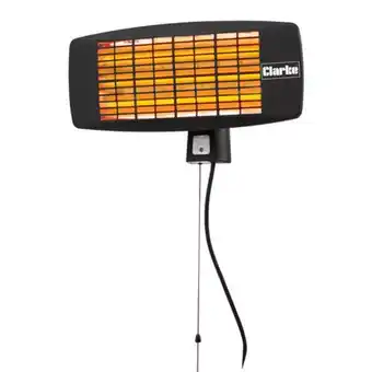 Machine Mart Clarke iq2000 2kw infrared quartz halogen wall heater offer