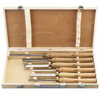 Machine Mart Draper awl44 6 piece hss woodturning chisel set offer