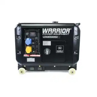 Machine Mart Warrior ldg6500sv diesel generator offer