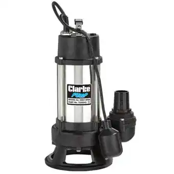 Machine Mart Clarke hsec1400a - 1400w (1hp) heavy duty submersible cutter pump offer