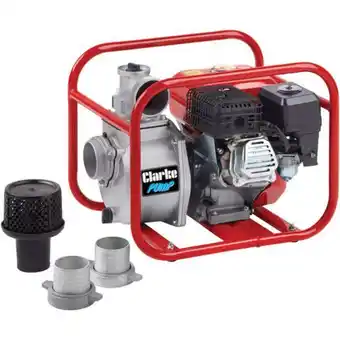 Machine Mart Clarke pw80a 3” petrol powered water pump offer