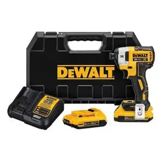 Dewalt dcf887d2 18v xr impact driver with 2x2.0ah batteries