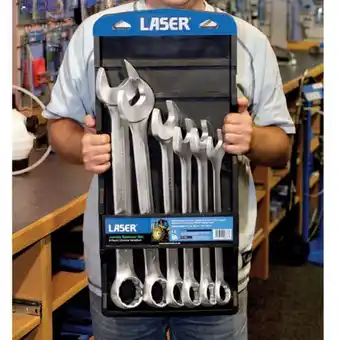 Machine Mart Laser 4887 6 piece jumbo spanner set offer