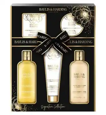 Boots Baylis & harding the signature range sweet mandarin & grapefruit perfect pamper gift set offer