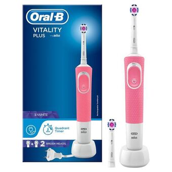Lloyds Pharmacy Oral-b vitality plus 3d white pink electric toothbrush offer