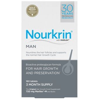 Lloyds Pharmacy Nourkrin man hair growth tablets offer