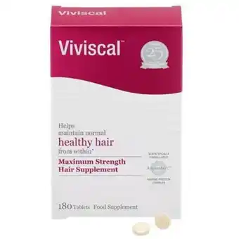 Lloyds Pharmacy Viviscal maximum strength hair supplement tablets offer