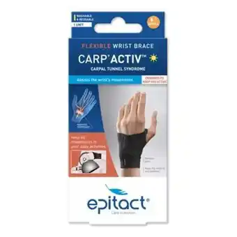 Epitact carp active flexible wrist support left