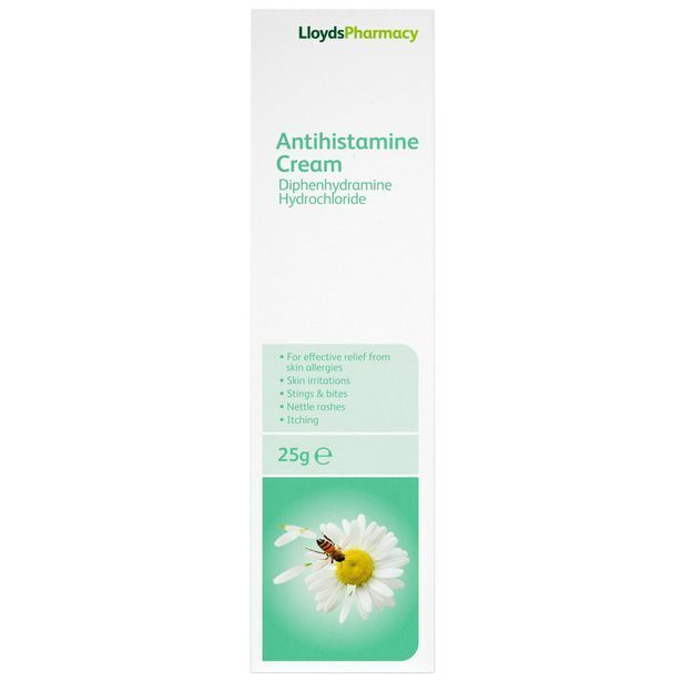 Lloydspharmacy antihistamine cream 25g offer at Lloyds Pharmacy