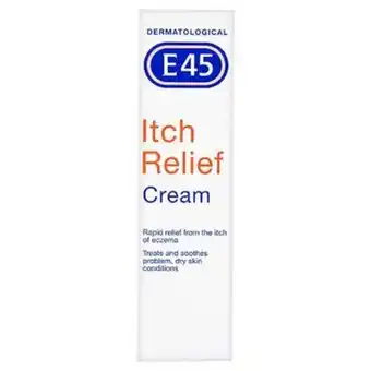 Lloyds Pharmacy E45 itch relief cream offer