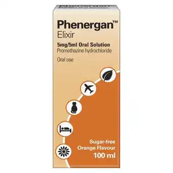 Lloyds Pharmacy Phenergan sugar free orange flavour elixir offer