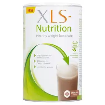 Lloyds Pharmacy Xls-nutrition chocolate flavour shake powder offer