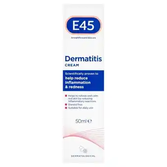 Lloyds Pharmacy E45 dermatitis cream offer