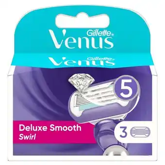 Lloyds Pharmacy Gillette venus swirl 3 womens razor blade refills offer