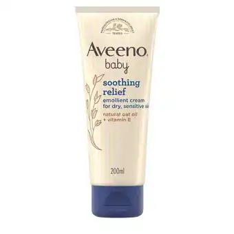 Lloyds Pharmacy Aveeno baby soothing relief emollient cream offer