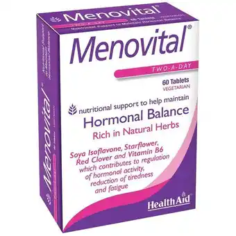 Lloyds Pharmacy Healthaid menovital? (dong quai, sage, black cohosh) 60 tablets offer