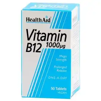 Lloyds Pharmacy Healthaid vitamin b12 1000µg vegan tablets offer