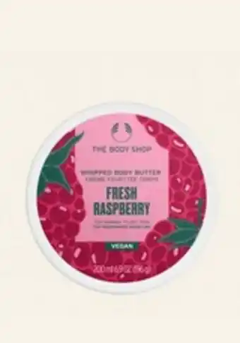 The Body Shop Fresh raspberry whipped body butter offer