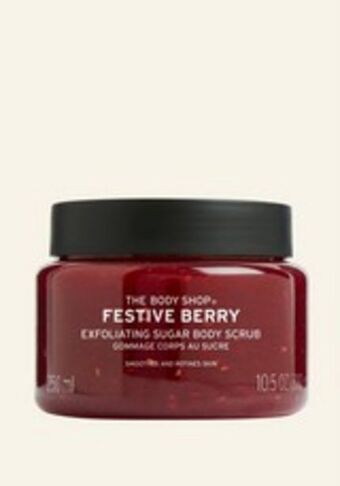 The Body Shop Festive berry body scrub offer