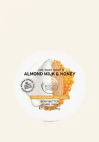 The Body Shop Almond milk & honey soothing & restoring body butter offer