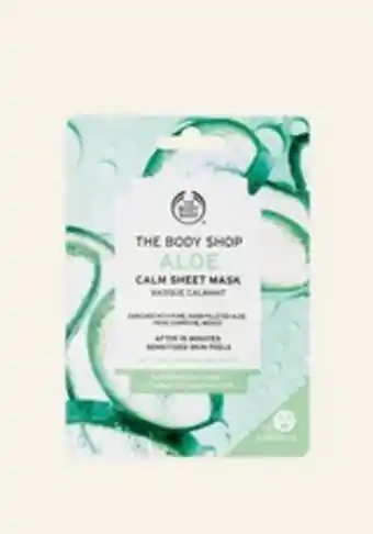 The Body Shop Aloe calm hydration sheet mask offer
