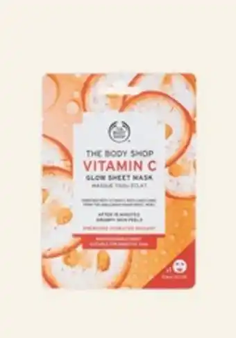 The Body Shop Vitamin c glow sheet mask offer
