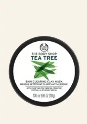The Body Shop Tea tree skin clearing clay mask offer