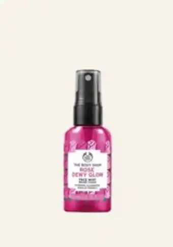 The Body Shop Rose dewy glow face mist offer