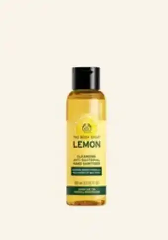 The Body Shop Lemon cleansing anti-bacterial hand sanitiser offer