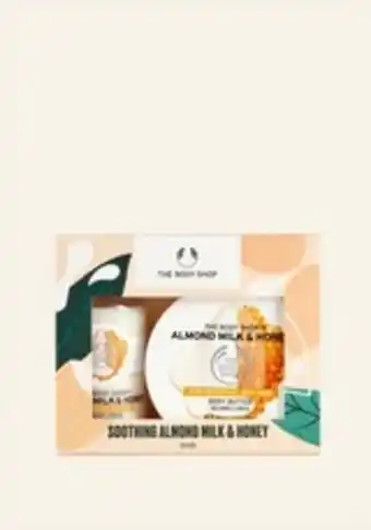 The Body Shop Soothing almond milk & honey duo offer