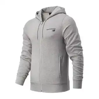 Sports Direct New balance balance full zip athlgrey sweater offer