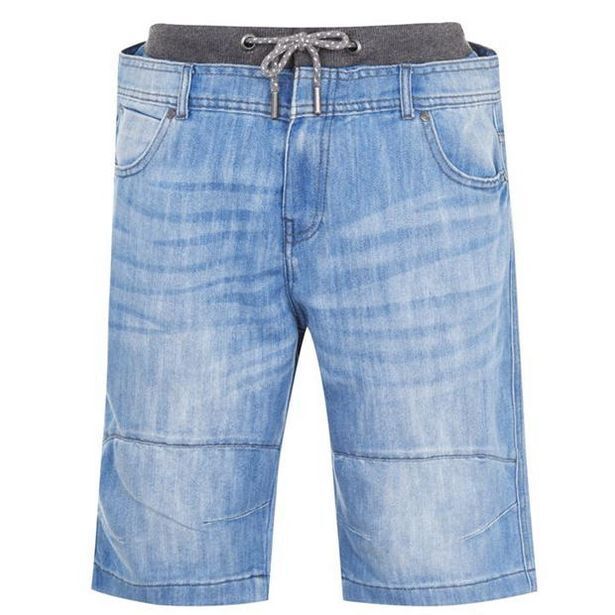 No Fear | Double Waist Denim Shorts 