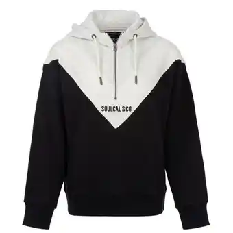 Sports Direct Soulcal cut and sew oth hoodie ladies offer