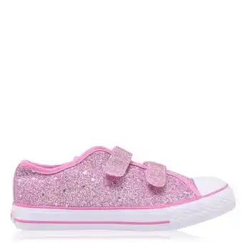 Sports Direct Soulcal canvas hook and loop tape shoes offer