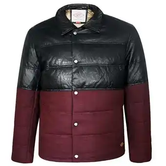 Sports Direct Lee cooper pu wool jacket mens offer