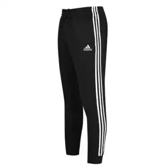Sports Direct Adidas essentials fleece tapered cuff 3-stripes joggers m offer