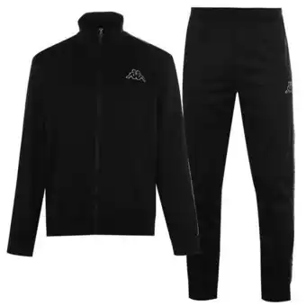 Sports Direct Kappa poly tracksuit mens offer