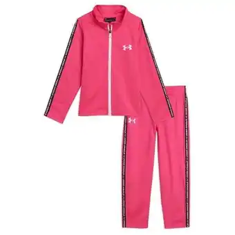 Sports Direct Under armour armour funnel zip set infant girls offer