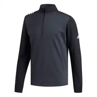 Sports Direct Adidas 3 stripe zip top mens offer