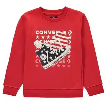 Sports Direct Converse canna crew sweatshirt junior boys offer